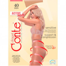 Колготки женские Conte active soft 40 natural 4