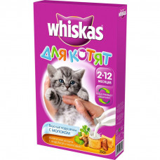 Корм для котят Whiskas Вкусные подушечки Индейка морковь 350г