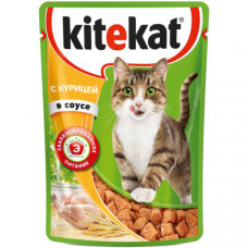 Корм для кошек Kitekat Курица в соусе100г