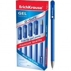Ручка гелевая ErichKrause G-Soft, цвет синий