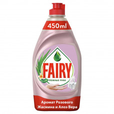 Средство для мытья посуды Fairy Нежные руки Розовый Жасмин и алоэ вера 450мл