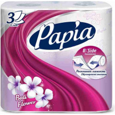 Туалетная бумага Papia Балийский Цветок 3сл 4шт