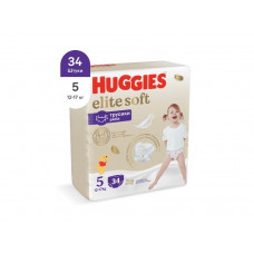 Трусики-подгузники Huggies Элит Софт 5 (12-17 кг) 34шт